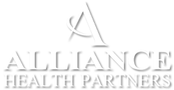 Alliance Health Partners Logo White Version